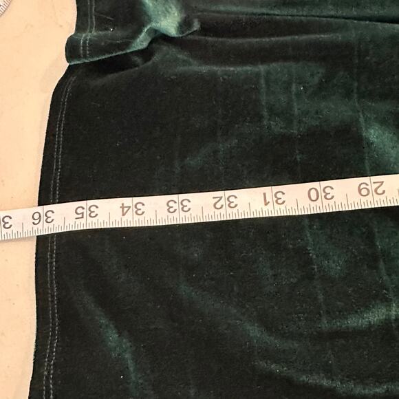LULUS Candlelit Date Forest Green Velvet One-Shoulder Bodycon Dress Womens S NWT - Picture 12 of 12